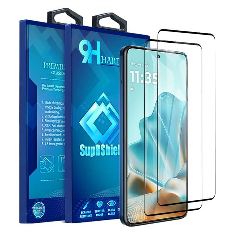 For Motorola Moto Edge 60 Fusion 5G Full Cover Screen Protector Anti Scratch Tempered Glass Film Guard (Black) For Motorola Moto Edge 60 Fusion 5G Full Cover Screen Protector Anti Scratch Tempered Glass Film Guard (Black)